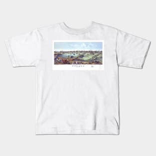 TOLEDO OHIO city old map Kids T-Shirt